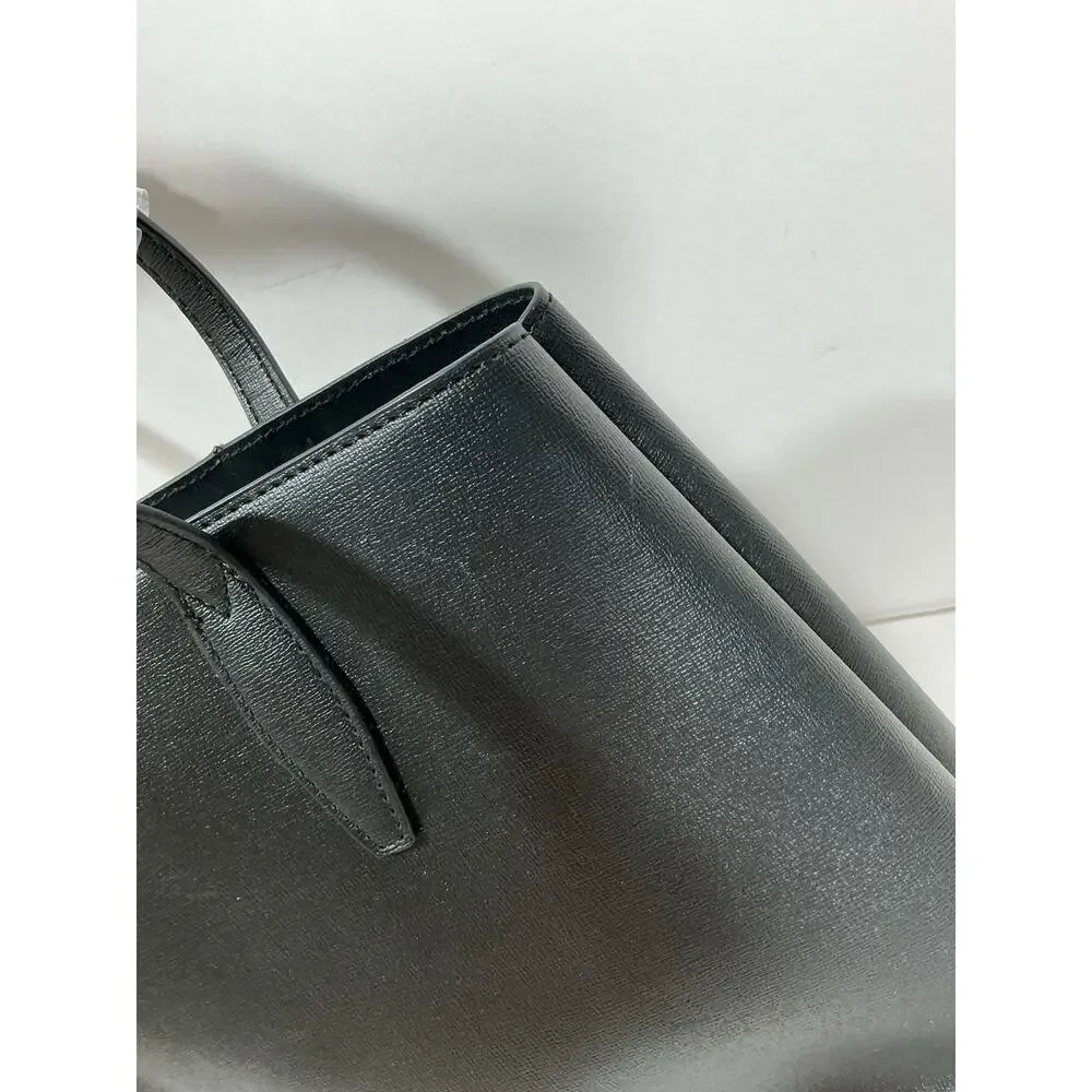 Kate Spade All Black Shoulder Tote Bag Purse NEW Read‎